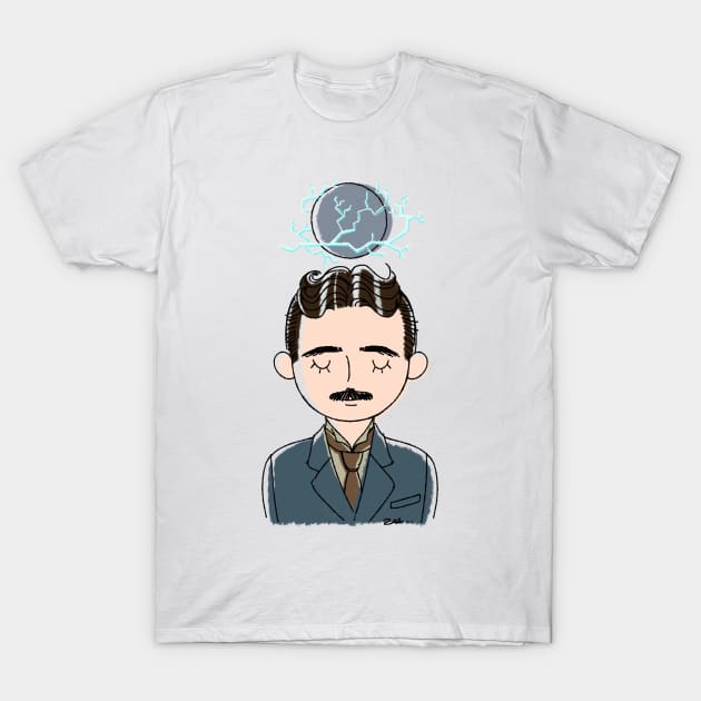 Nikola Tesla T-Shirt by Ancsi